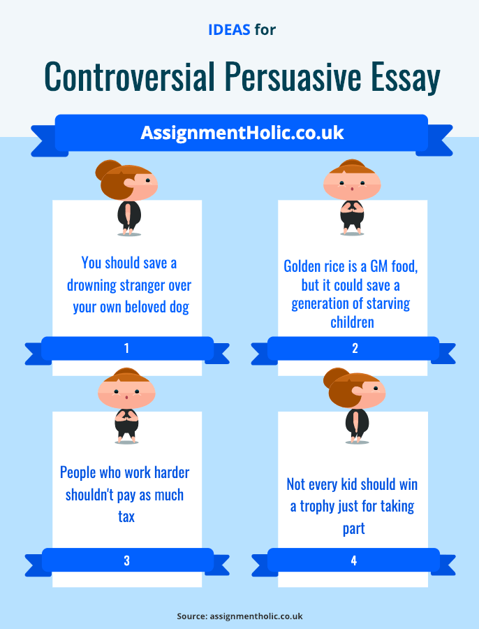 Topics to write a persuasive essay on