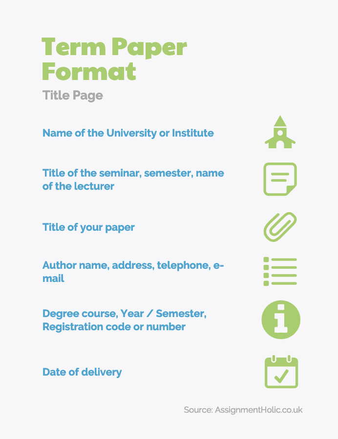 term papers in university