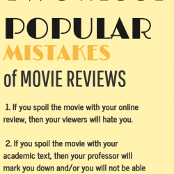 two most popular mistakes of movie reviews