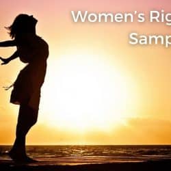 Women's rights essay image