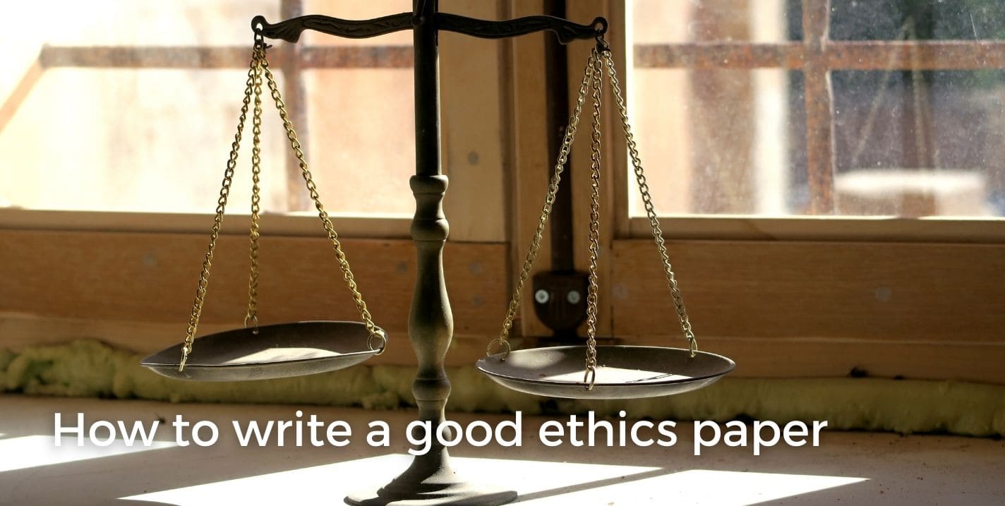 How to write a good ethics paper image