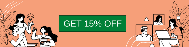 GET 15% OFF